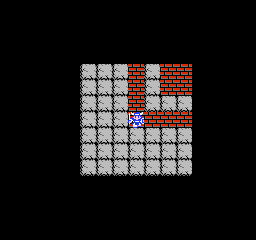 Head east from here to find the third floor staircase. | Dragon Quest 1