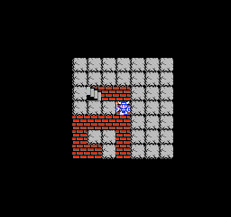 Strating at the fourth floor, head west. | Dragon Quest 1