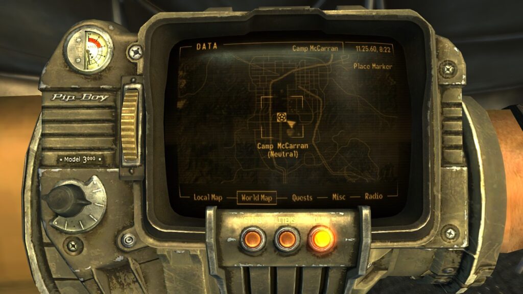 Location of Camp McCarran. | Fallout: New Vegas