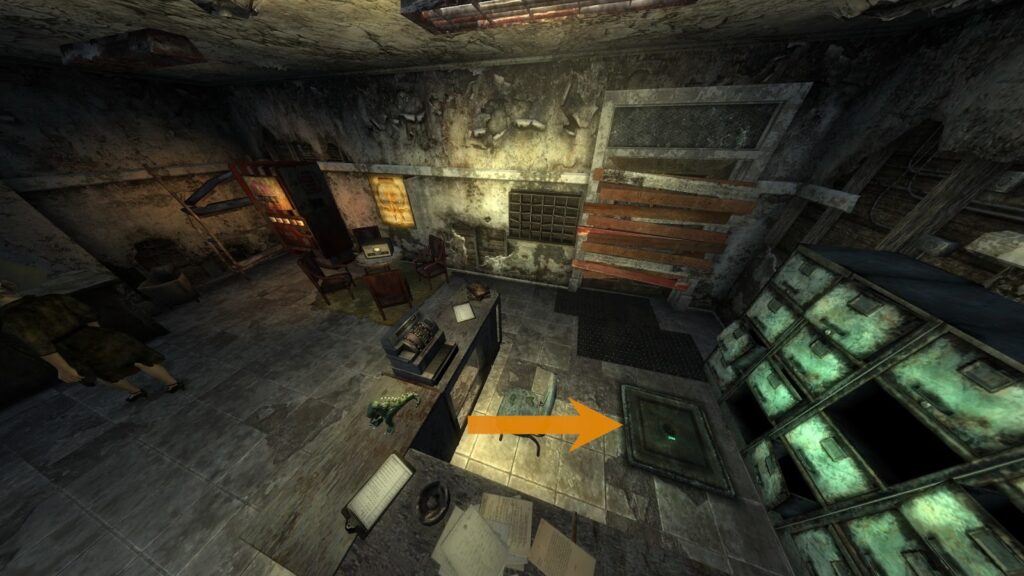 The floor Safe containing the Bill of Sale. | Fallout: New Vegas