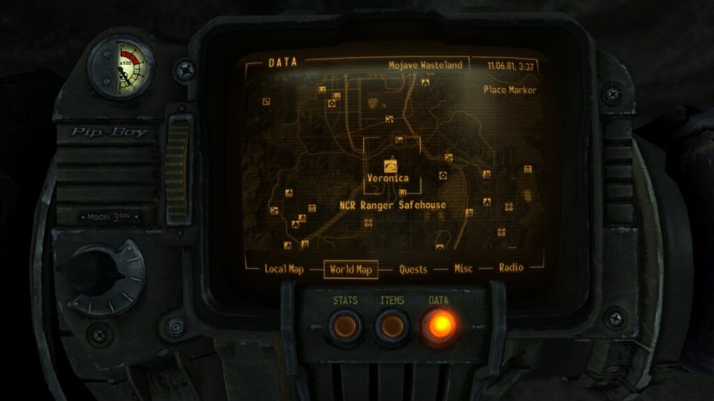 Location of the NCR Safehouse. | Fallout: New Vegas