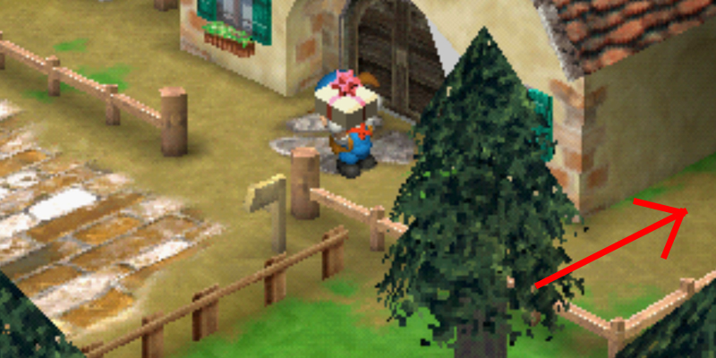 The path towards the Harvest Sprite's hut. | Harvest Moon Back to Nature