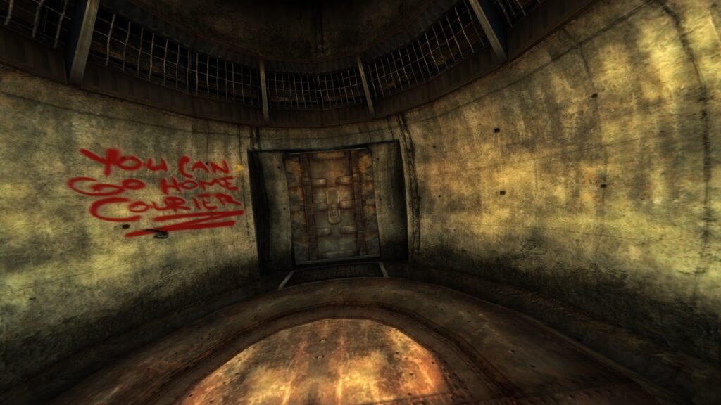 Door where to save the game. | Fallout: New Vegas 