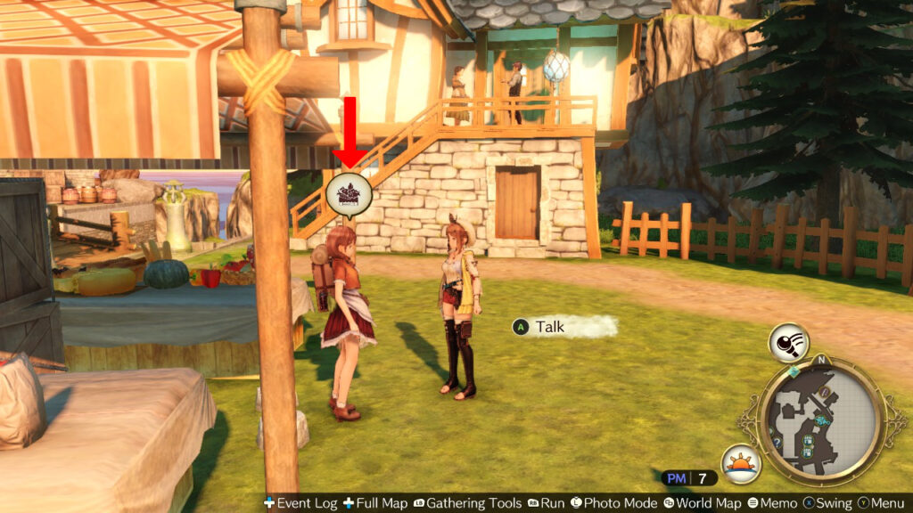 The grocery store owner at Kruken Port. | Atelier Ryza: Ever Darkness & the Secret Hideout