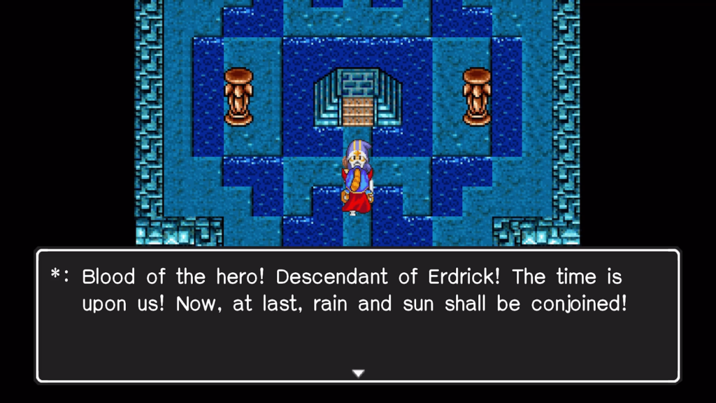 How to get the Sunstone and Staff of Rain to make the Rainbow Drop in Dragon Quest 1