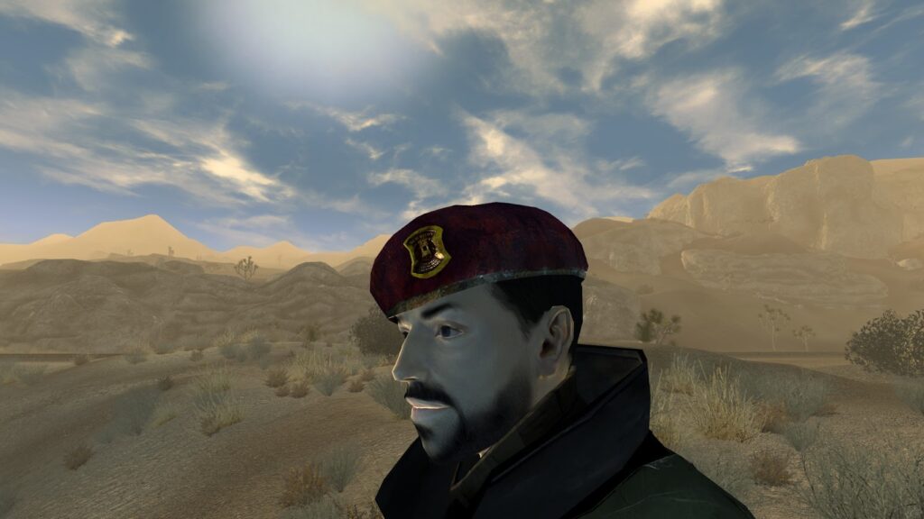 Image of the First Recon Beret. | Fallout: New Vegas