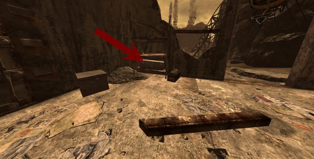 Footlocker that contains the Industrial Hand. | Fallout: New Vegas
