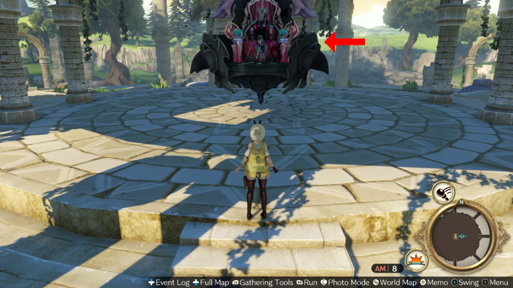 The Great Dark Element on Limewick Hill. | Atelier Ryza: Ever Darkness & the Secret Hideout