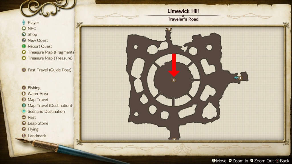The Great Dark Element's location on the map. | Atelier Ryza: Ever Darkness & the Secret Hideout