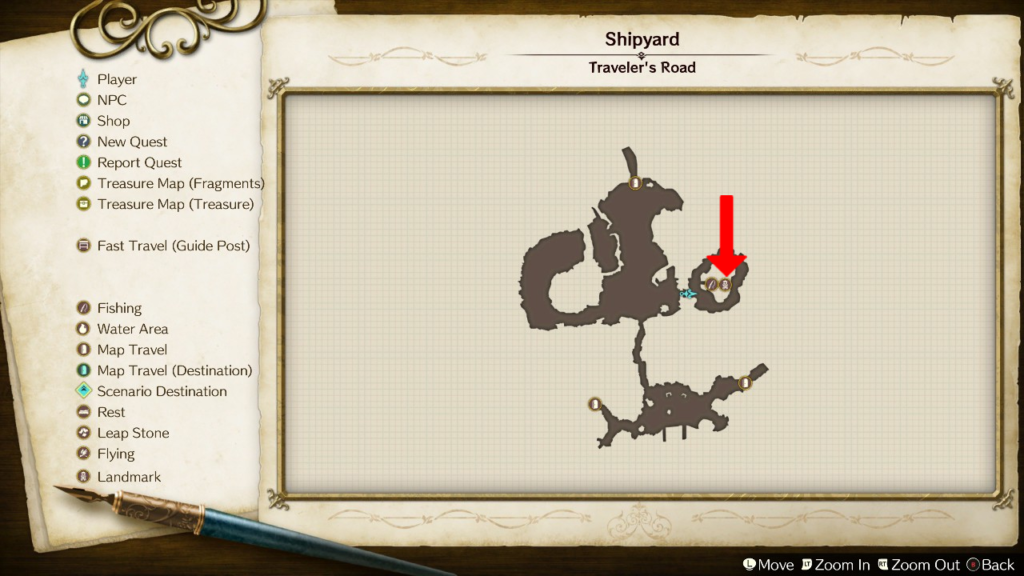 Giant Weasel Garden's location on the map. | Atelier Ryza: Ever Darkness & the Secret Hideout