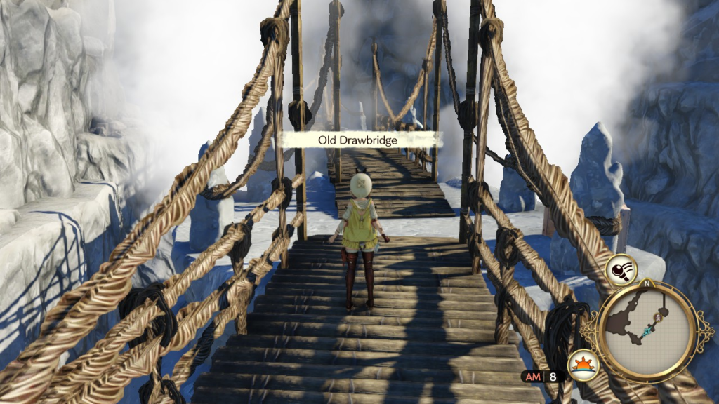 The old Drawbridge at the Smoky Mountain Path. | Atelier Ryza: Ever Darkness & the Secret Hideout