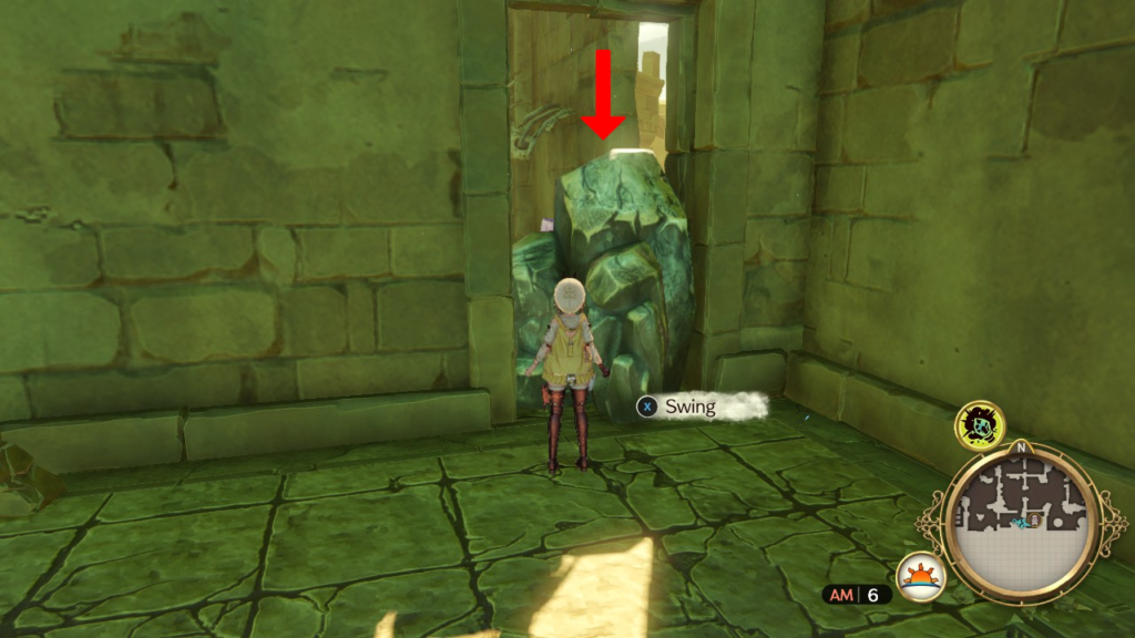 Boulder blocking the access to the Iron People's Ember. | Atelier Ryza: Ever Darkness & the Secret Hideout