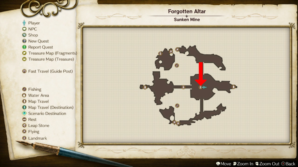 Maiden's Mirror's location on the map. | Atelier Ryza: Ever Darkness & the Secret Hideout