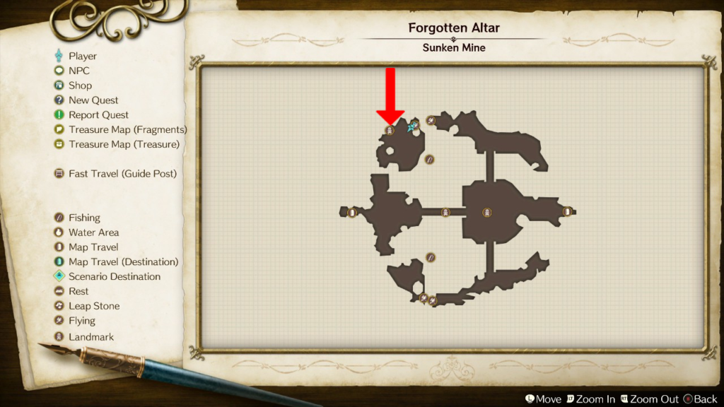 Crystal Mine's location on the map. | Atelier Ryza: Ever Darkness & the Secret Hideout