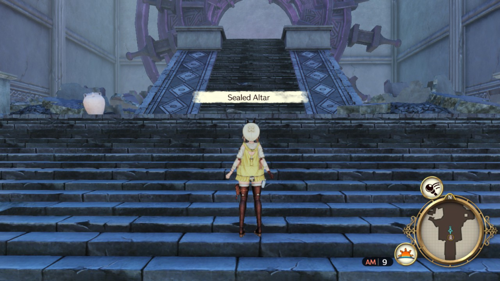 Climbing up to the Sealed Altar. | Atelier Ryza: Ever Darkness & the Secret Hideout