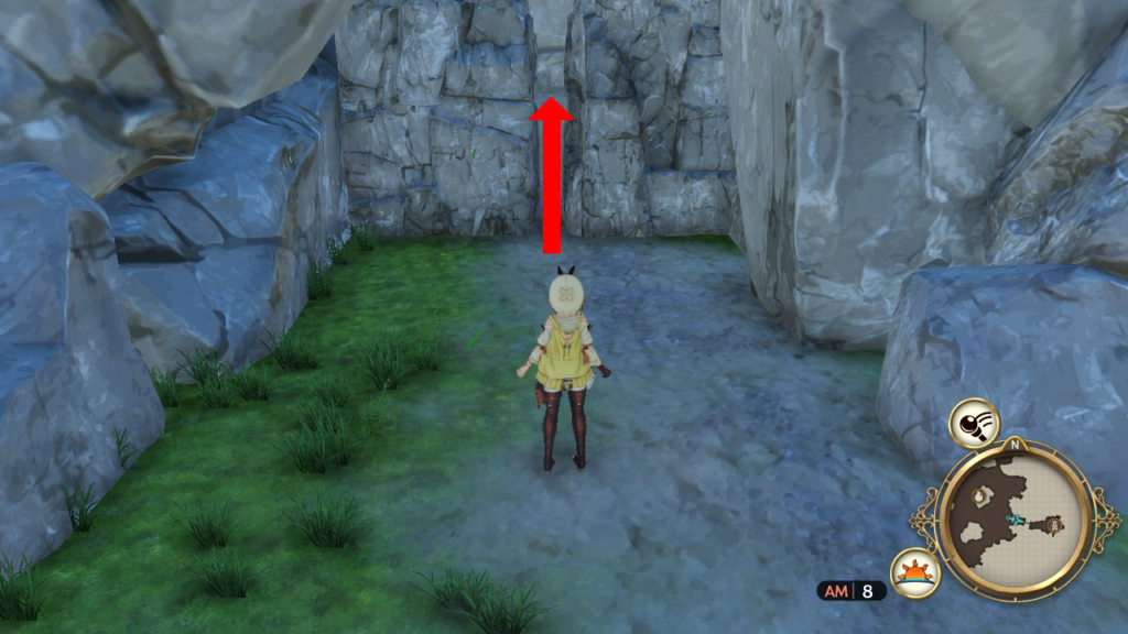 The gap in the wall leading to the Hidden Storage. | Atelier Ryza: Ever Darkness & the Secret Hideout