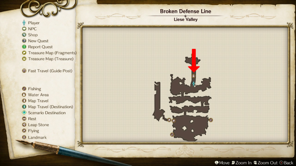 Grand Stairway's location on the map. | Atelier Ryza: Ever Darkness & the Secret Hideout