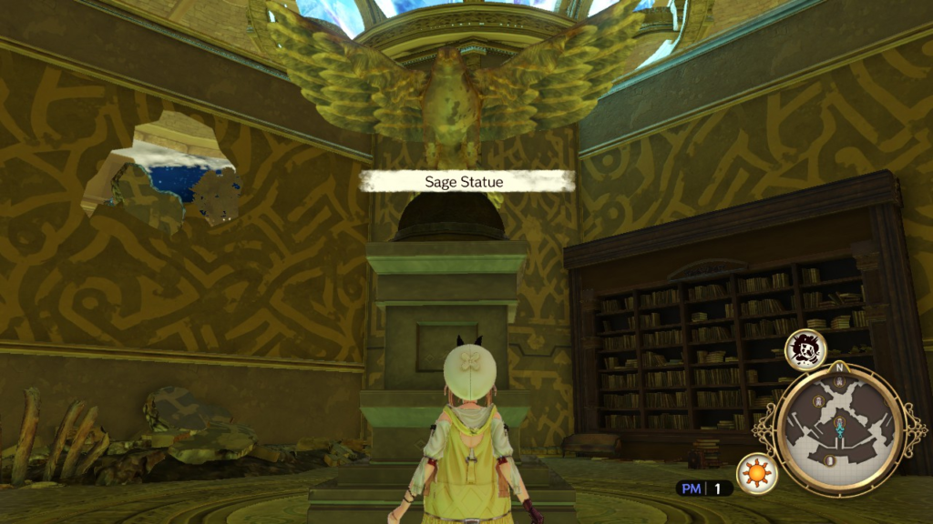 Sage Statue in the Heretic's Lab. | Atelier Ryza: Ever Darkness & the Secret Hideout