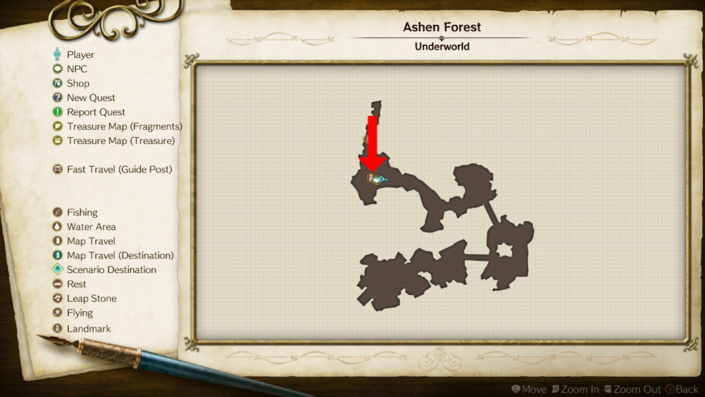 Kilo's Camp's location on the map. | Atelier Ryza: Ever Darkness & the Secret Hideout