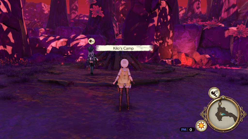 Arriving at Kilo's Camp. | Atelier Ryza: Ever Darkness & the Secret Hideout