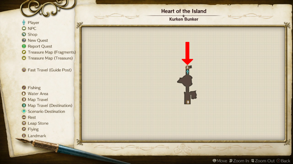 Flotation Reactor's location on the map. | Atelier Ryza: Ever Darkness & the Secret Hideout