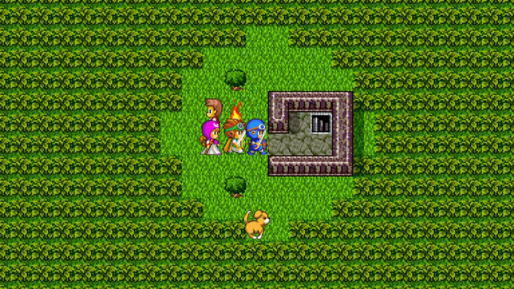 Entrance to the underground city of Burrowell | Dragon Quest II