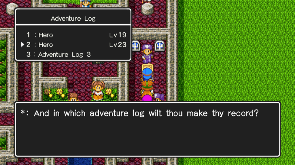 One of the save points. | Dragon Quest II