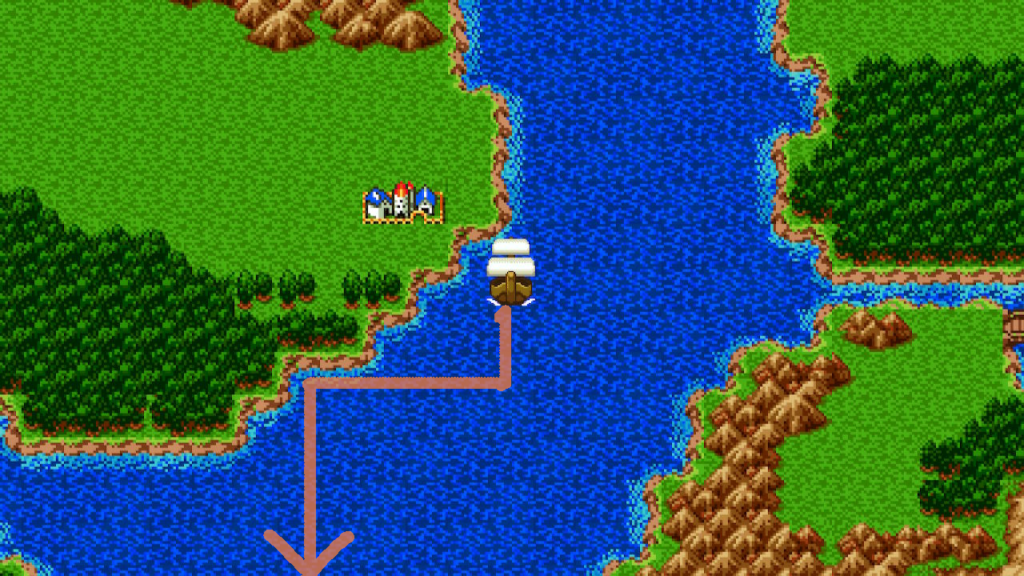 Route to the Dragon's Horns. (1) | Dragon Quest II
