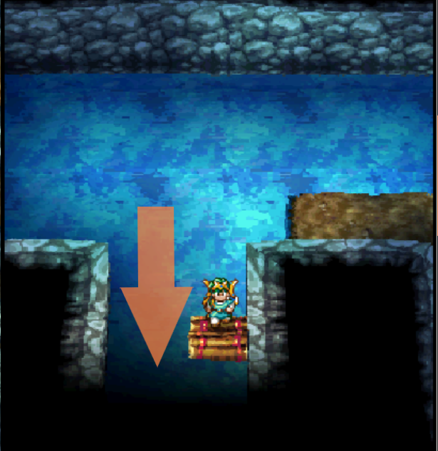 Head down at this fork | Dragon Quest IV 