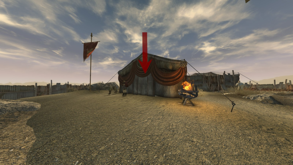 Entrance to Ceaser's Tent | Fallout: New Vegas