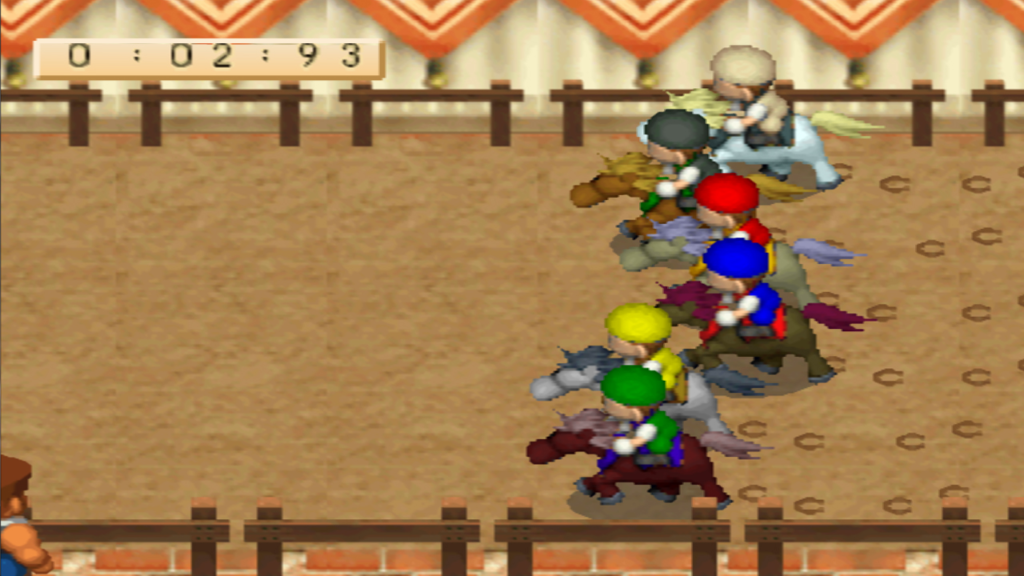 The horse race commences | Harvest Moon: Back to Nature