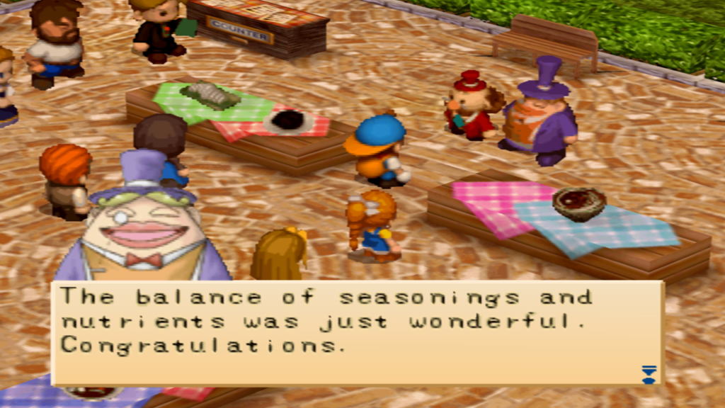 Winning the annual Cooking Festival | Harvest Moon: Back to Nature