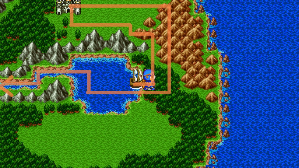 A quick stop at Dirkandor | Dragon Quest II