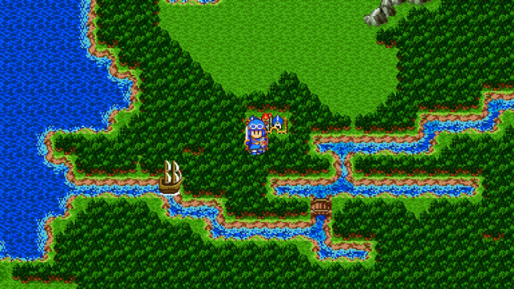 The village of Moonahan | Dragon Quest II