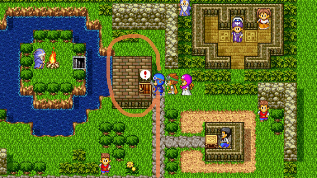 The mysterious building in Moonahan | Dragon Quest II