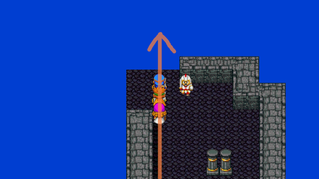 Make sure you're flying North, not West | Dragon Quest II