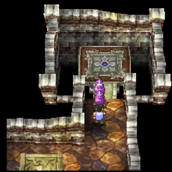 Take this elevator to reach the chest with the Sphere of Silence | Dragon Quest IV