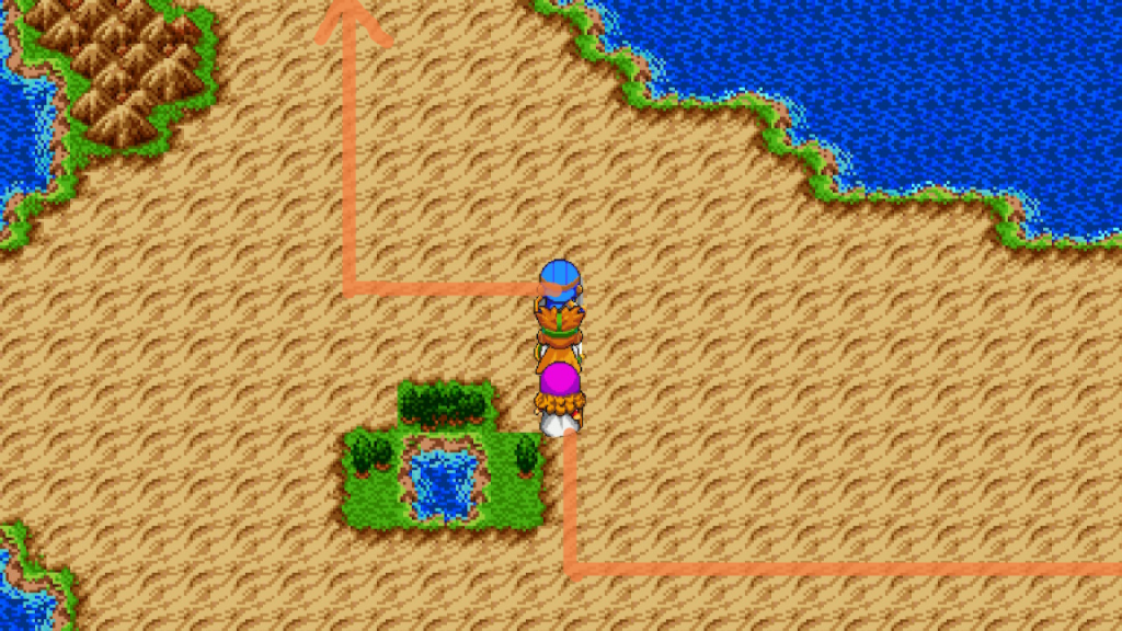Not a mirage, but a great landmark | Dragon Quest II