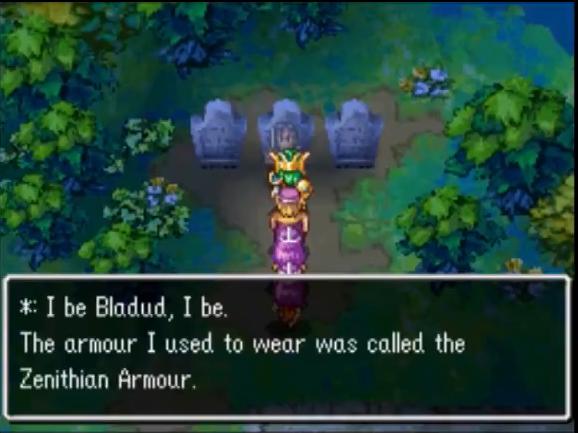 This NPC will tell you about the Zenithian Armor | Dragon Quest IV