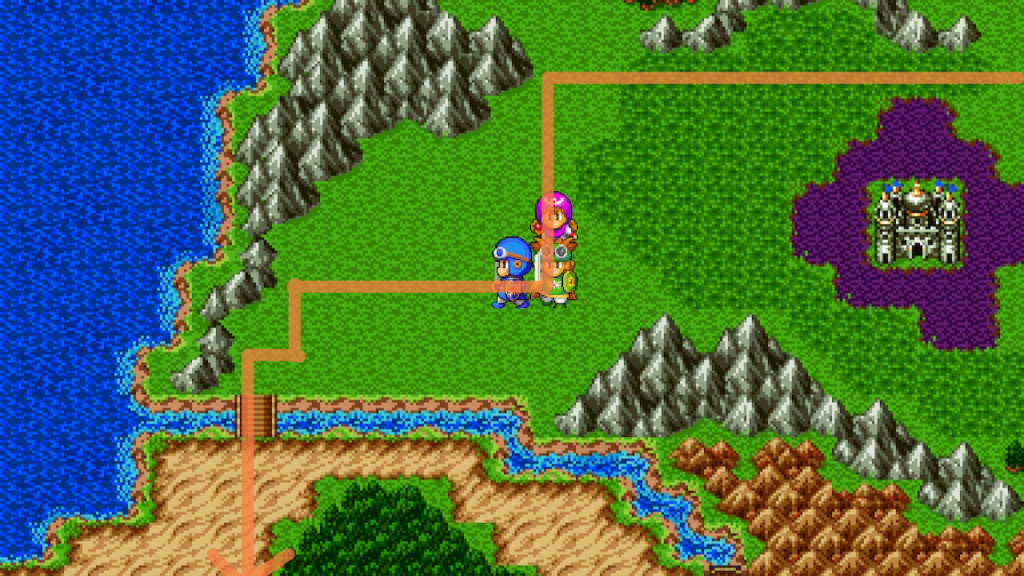 The path to progress. | Dragon Quest II