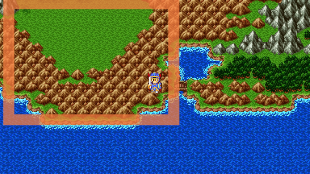 Stay around this area to find Metal Slimes. | Dragon Quest 1