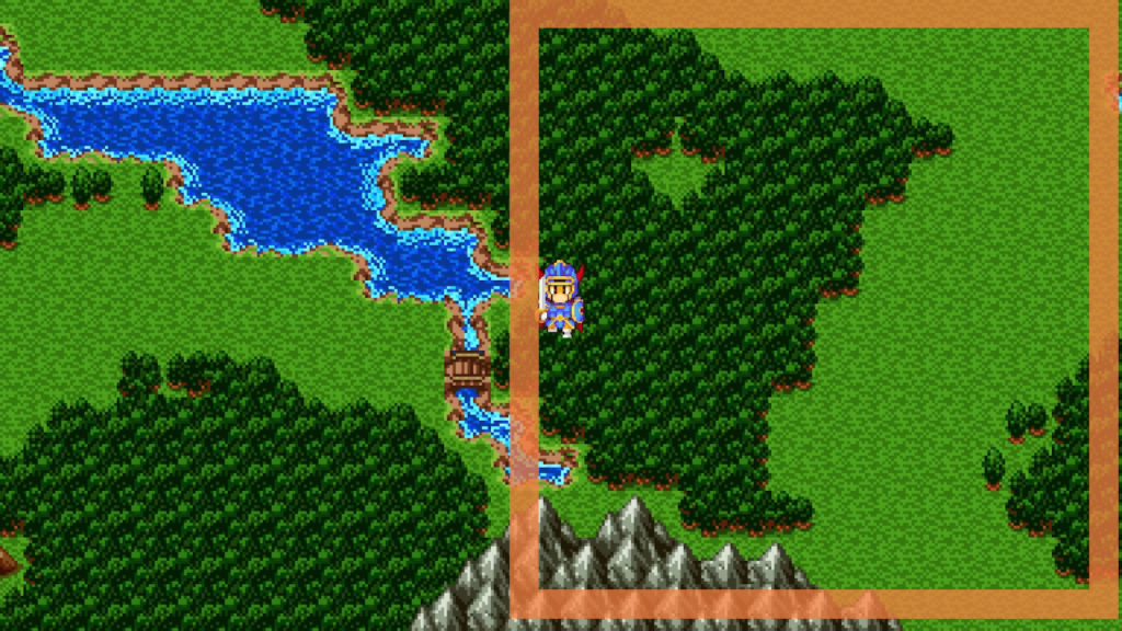 Location 1 for finding Gold Golems | Dragon Quest 1