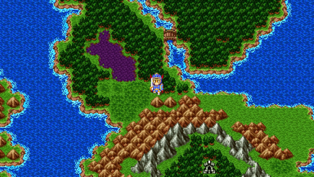 Fight on any place on this island until you're level 17. | Dragon Quest 1