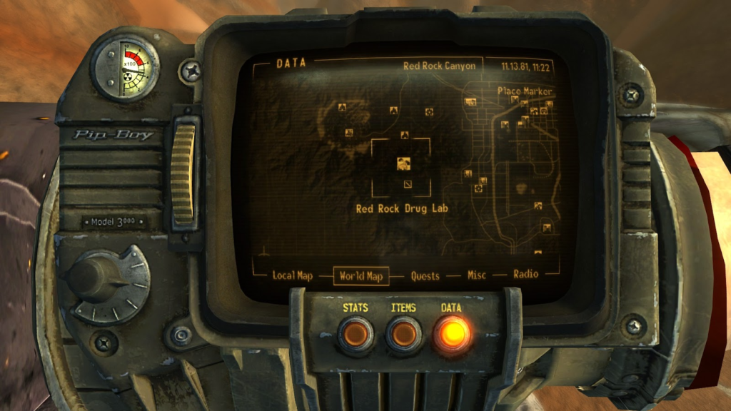 Location of the Red Rock Drug Lab | Fallout: New Vegas