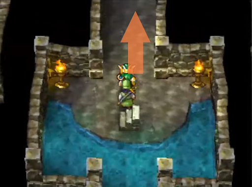 Follow the path to find Fire Claw (1) | Dragon Quest IV
