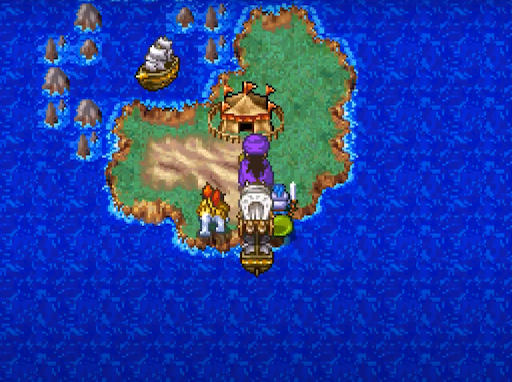 Ventuno Casino on the map and overworld (2) | Dragon Quest V
