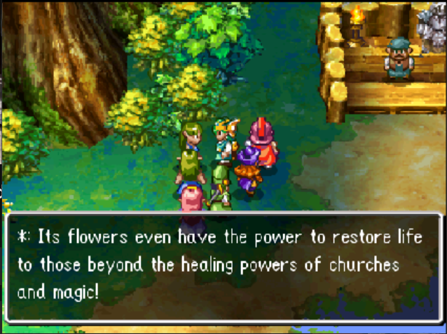 The Yggdrasil flower can bring Rose back to life | Dragon Quest IV