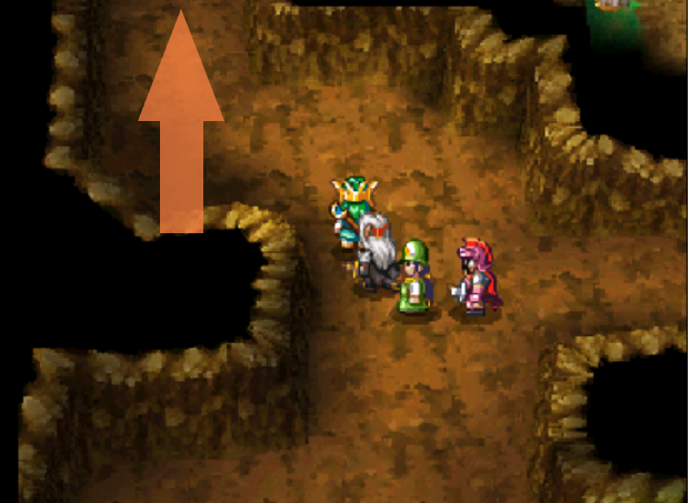 Take this path to reach the next floor (1) | Dragon Quest IV