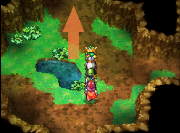 Take this path to reach the next floor (2) | Dragon Quest IV
