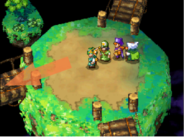 This path leads to the next floor (2) \ Dragon Quest IV
